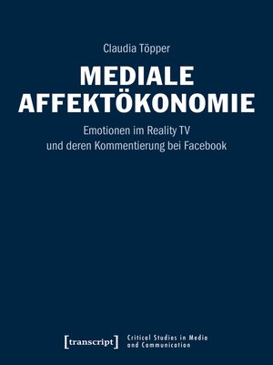 cover image of Mediale Affektökonomie